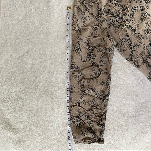 CHICO’S Silk Textured Eclectic Grandma-Style Abstract Jacket Vintage Core Layer - Picture 8 of 11